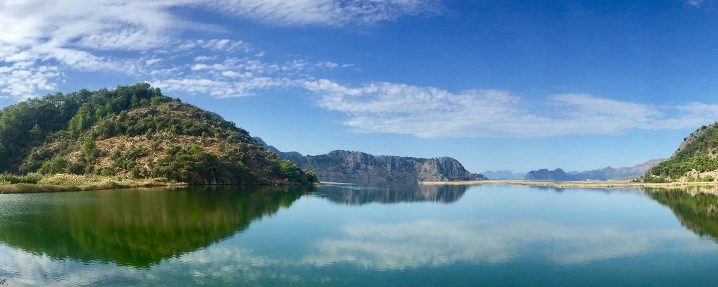 Dalyan region — crystal clear waters under blue skies