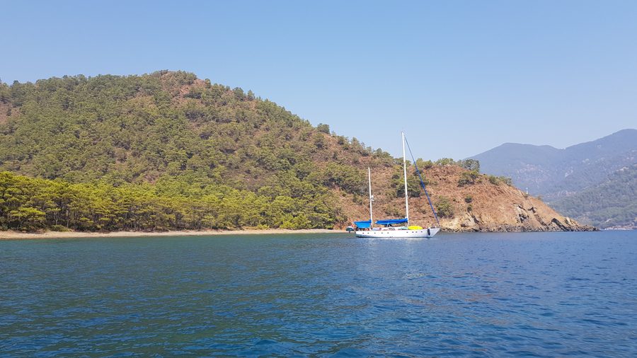 Perfect summer day on the water near Dalyan