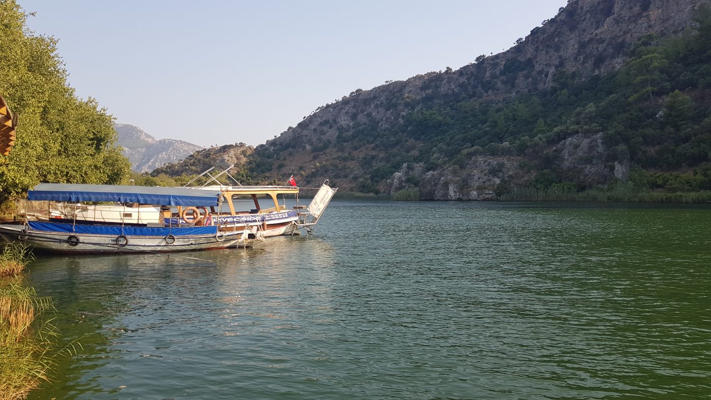 Dalyan in spring — bougainvillea in bloom and warm sunny days